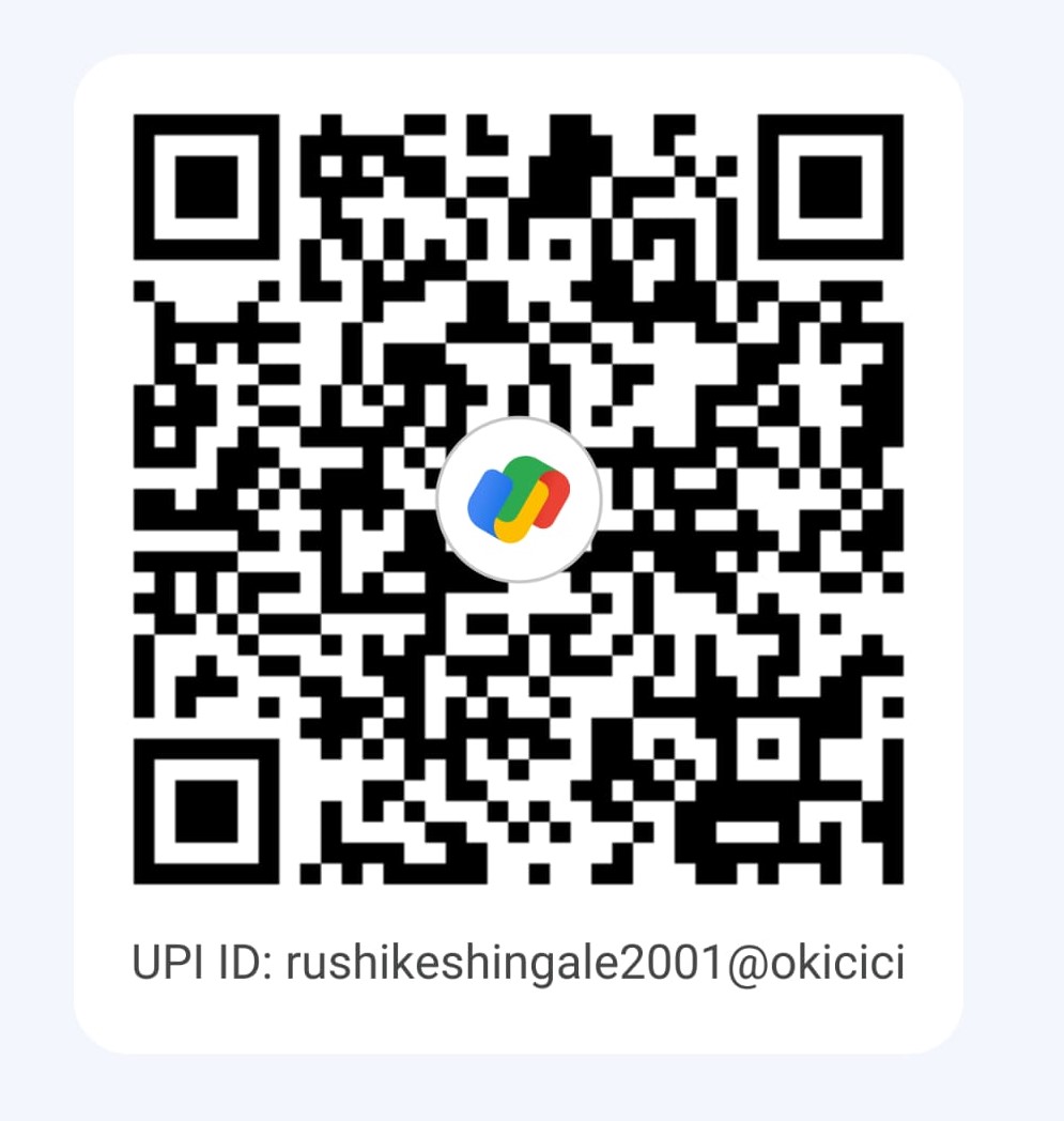 UPI QR code for rushikeshingale2001@okicici